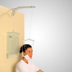 Suporte de tração cervical...