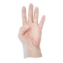 100 Luvas de vinil não...