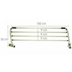 Corrimãos de aço dobráveis...