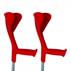 Muletas vermelhas de...