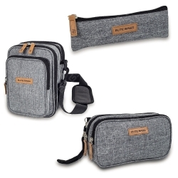 Lote de estojo, saco e...